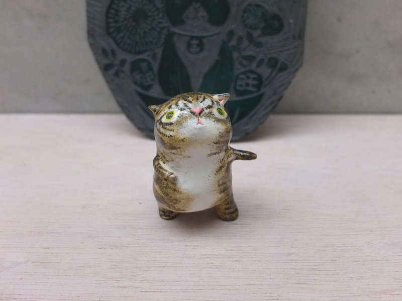 虎斑扭扭猫