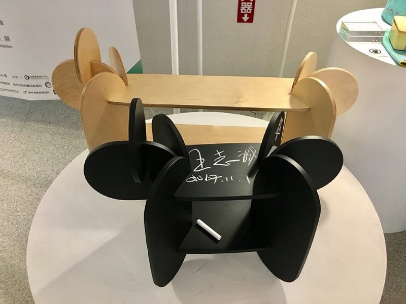 原木木作动物造型组合置物架