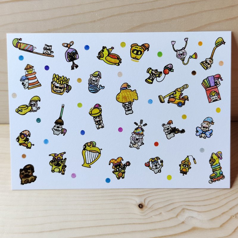 生日快乐每一天(二月寿星)系列 / 笑喂 Smilehello 插画日志明信片