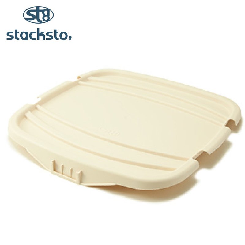 stacksto 花漾篮上盖-象牙白