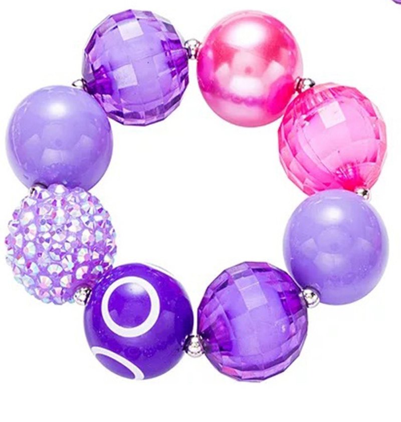 手工串珠儿童首饰手链 Chunky bracelets