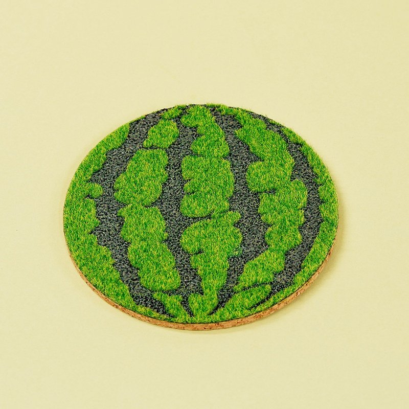 Shibaful watermelon Coaster 夏季西瓜 限定版 杯垫