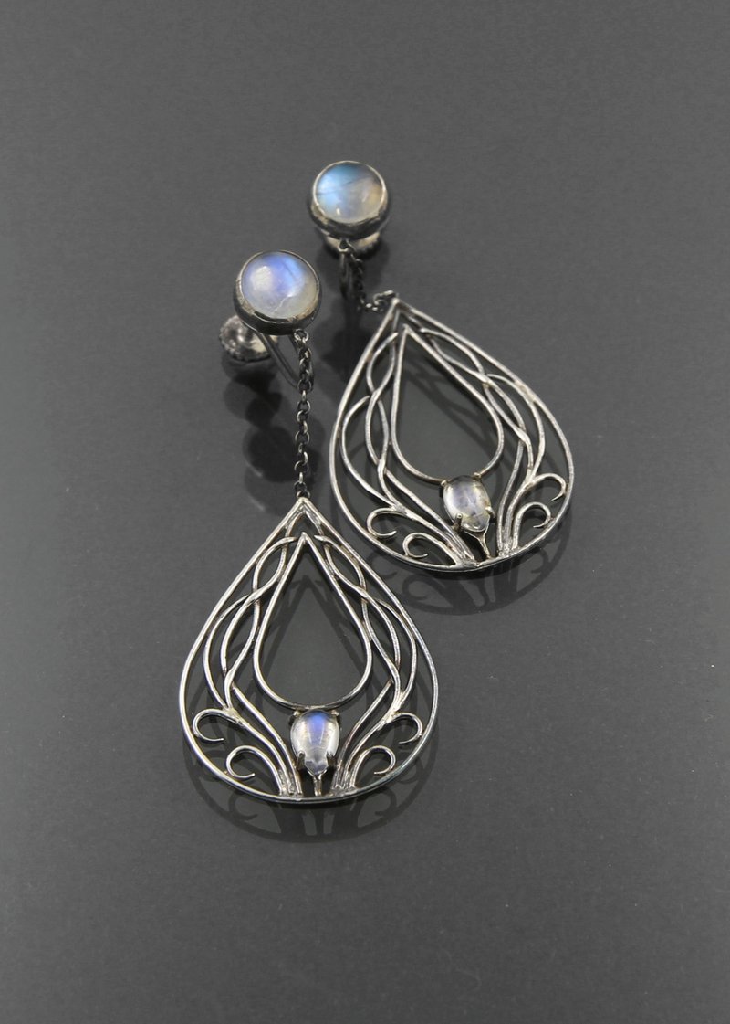 - 帘月 - 耳环 Earring