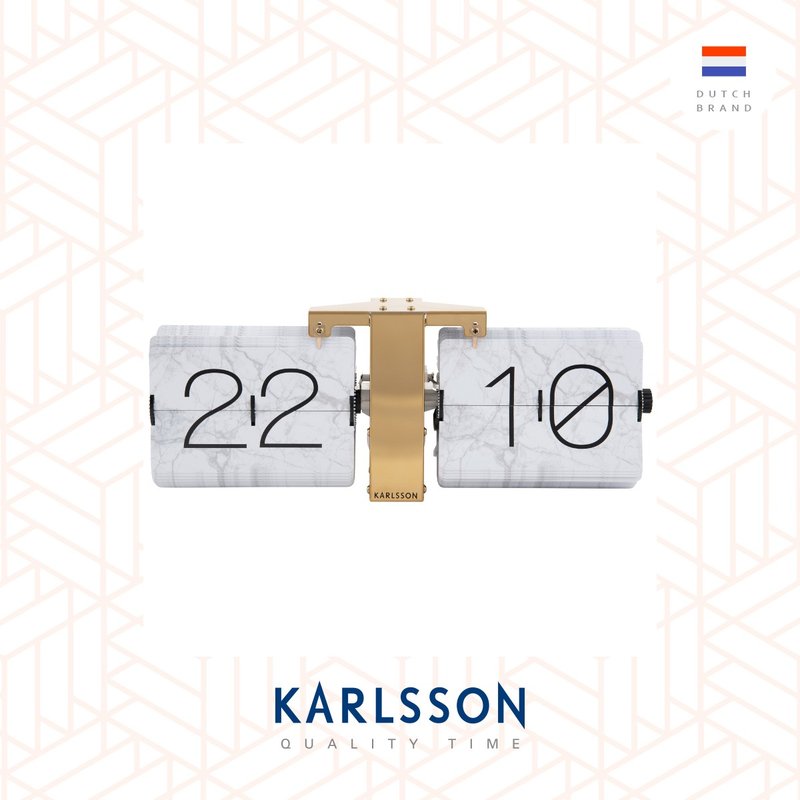 Karlsson, 设计师书本枱钟 Table clock Book pastel tones paper