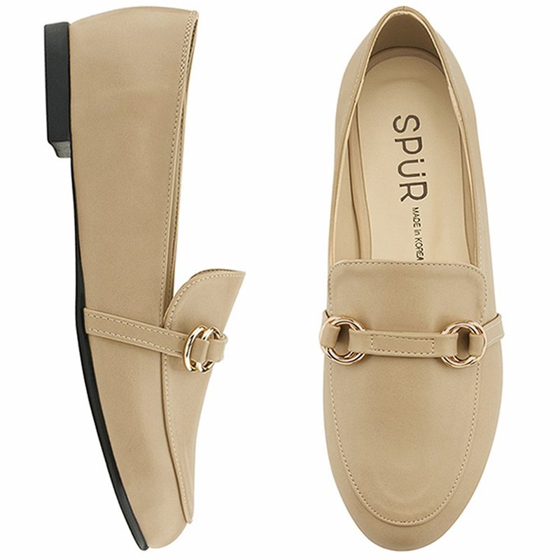 PRE-ORDER - SPUR 环形皮带扣乐福鞋 MF9008 BEIGE