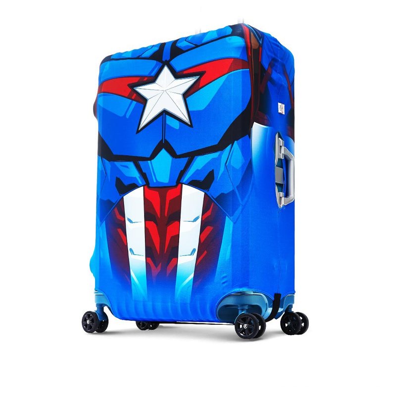 Marvel 漫威英雄造型防刮弹性行李箱套-美国队长(M)