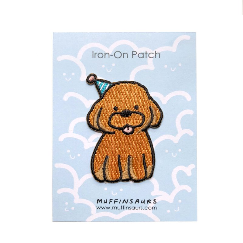 Poodle Party Iron-On Patch