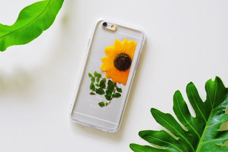 太阳花的姿态(清新简约)/ 植物标本 押花手机壳 iphone/Samsung