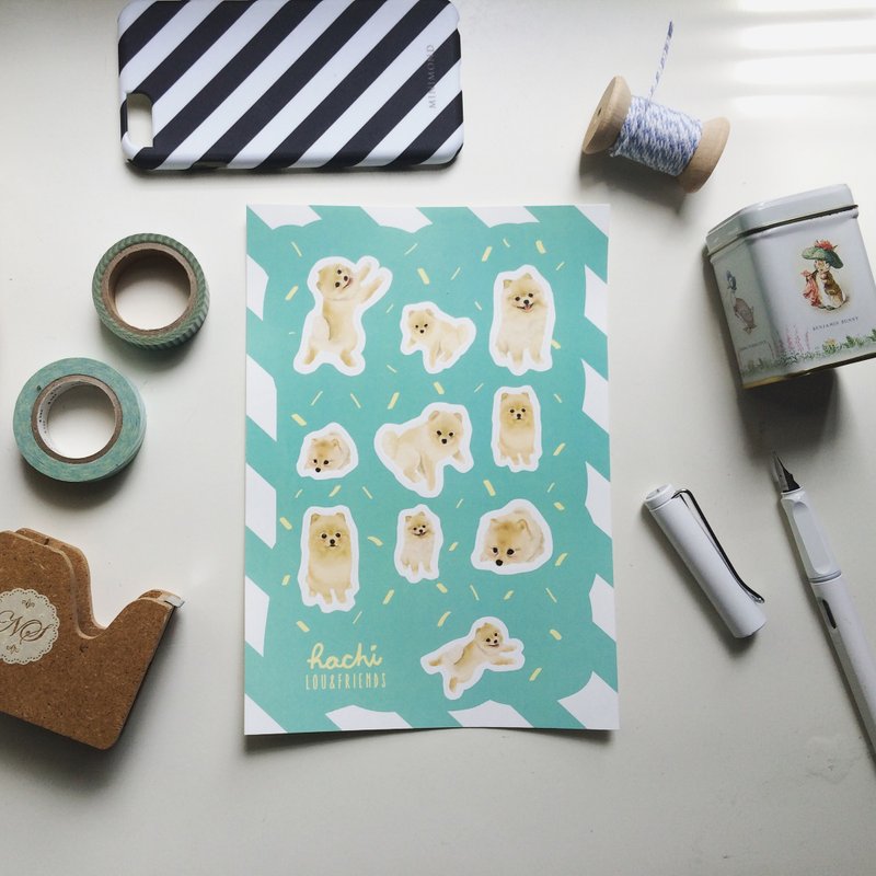 就是爱狗贴图 (3pcs/set)