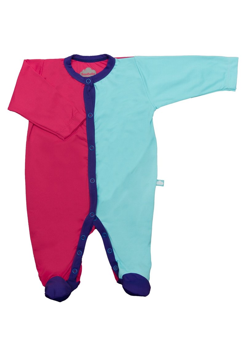 SanBelle Baby Pajama★Anti-humidity★0-12m Pink×Calypso