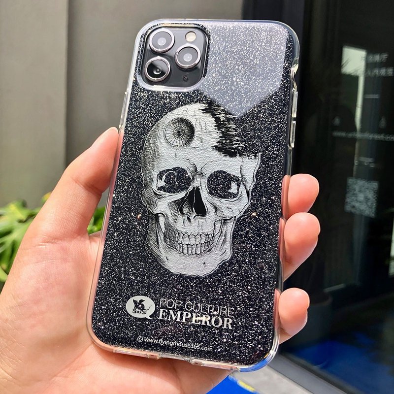 iPhone 11 Pro Flying Mouse 365 Design特殊印刷手机壳 黑色闪粉