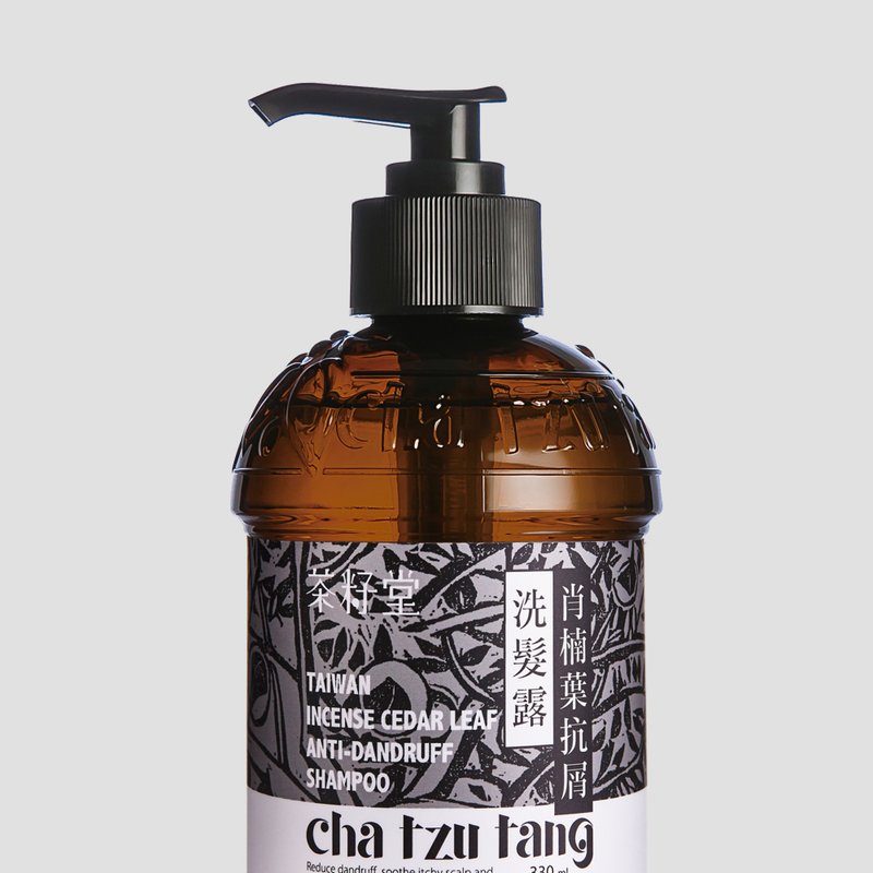 茶籽堂 肖楠叶抗屑洗发露330mL【油性头皮屑及头皮痒适用】