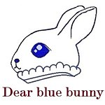 Dear blue bunny