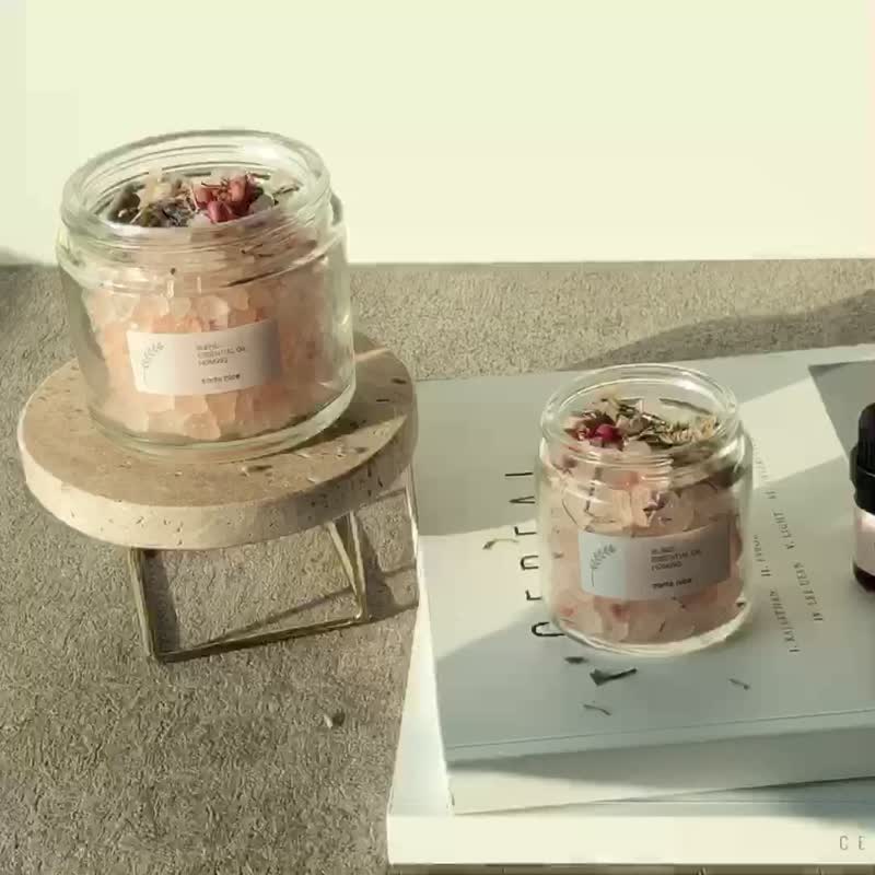 玫瑰矿盐 空间香氛系列 - 香薰/精油/线香 - 水晶 粉红色