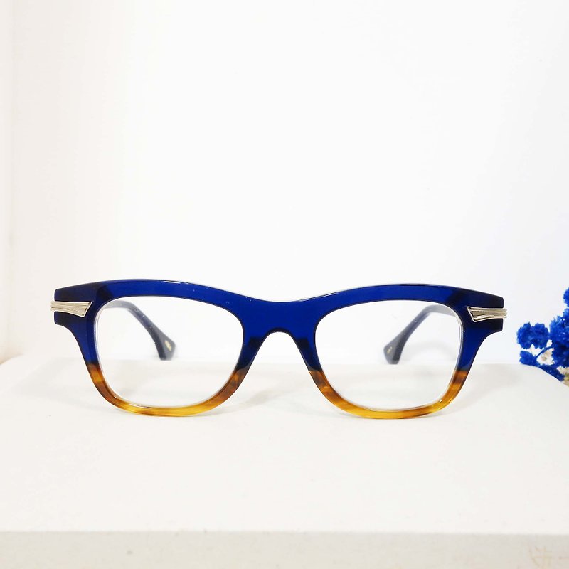 【目目商行】日本精致粗框手工眼镜 意大利板材4色 眼镜 镜框 - 眼镜/眼镜框 - 其他材质 蓝色