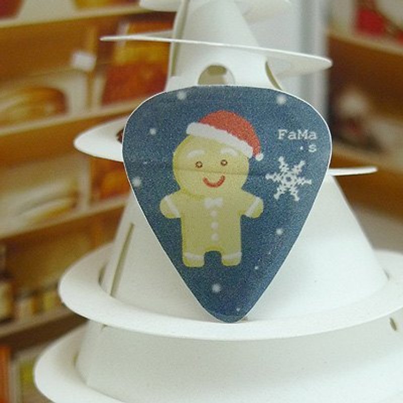 ✴✴2012圣诞节✴✴FaMa·s Pick吉他弹片-美味姜饼人 - 手链/手环 - 塑料 蓝色