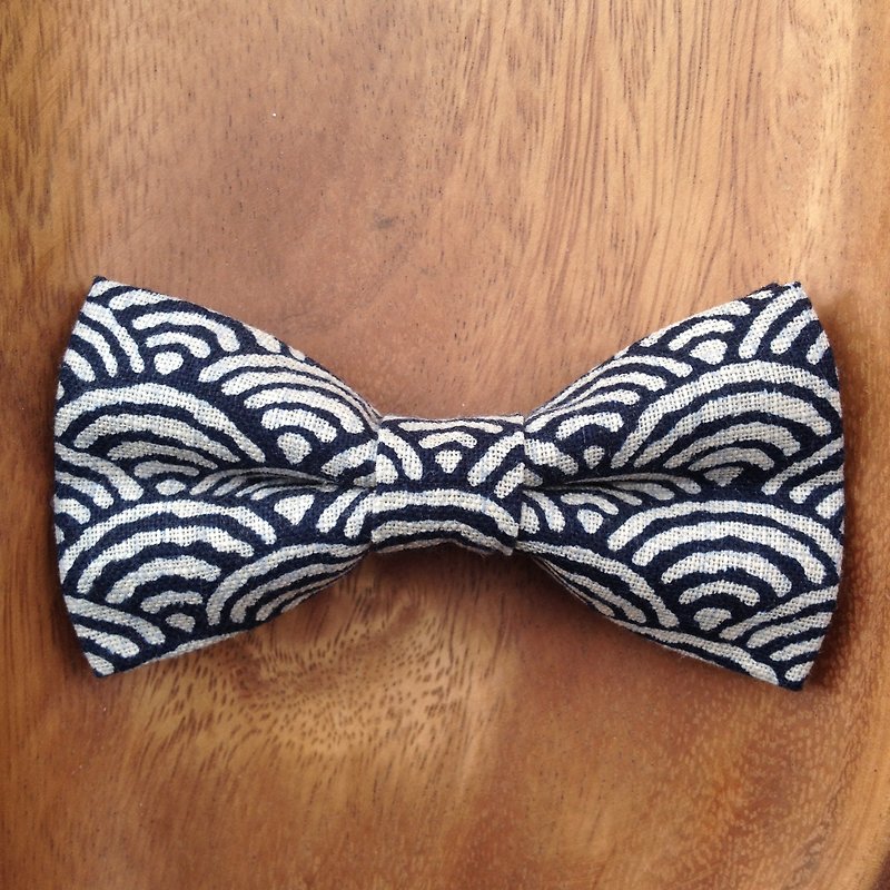 独立设计 和风系列 领结 Bow Tie 编号002 - 领带/领带夹 - 其他材质 蓝色