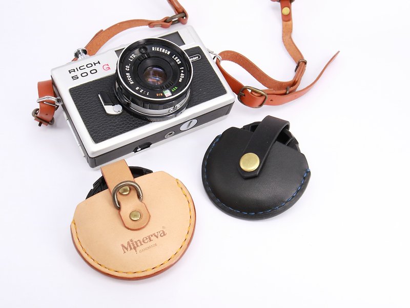 Camera Lens Case 微单眼相机镜头盖 - 相机包/相机袋 - 真皮 黑色