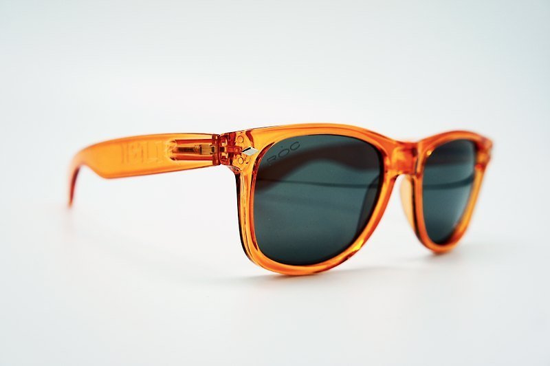 BLR 雷朋款 Eyewear 太阳眼镜 透明橘 - 墨镜 - 塑料 橘色