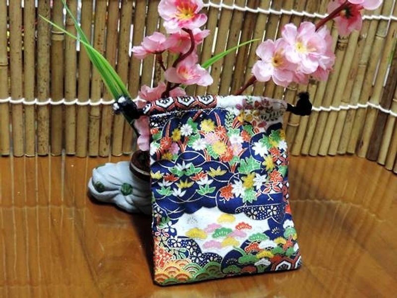 日本京都风格 · 随身束口小物包 - 化妆包/杂物包 - 其他材质 多色