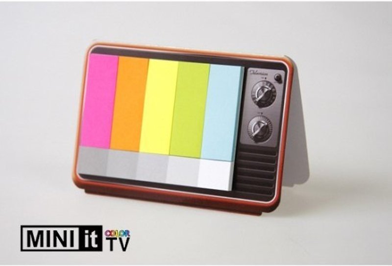 电视机便利贴相框-彩色板 - 贴纸 - 纸 多色