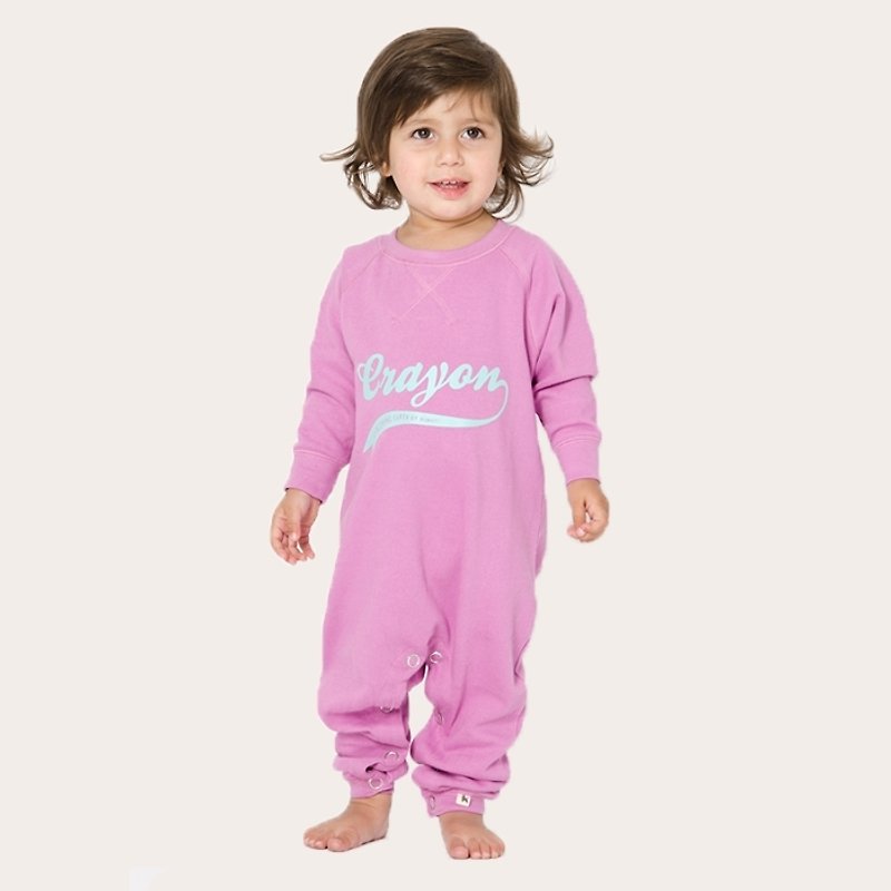 【瑞典童装】婴幼儿有机棉包屁衣6M至18M 粉红 - 包屁衣/连体衣 - 棉．麻 粉红色