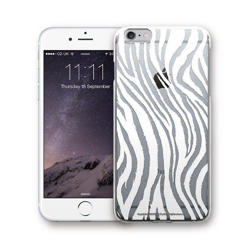 AppleWork iPhone 6/6S/7/8 原创设计保护壳 - 斑马 PSIP-184 - 手机壳/手机套 - 塑料 白色
