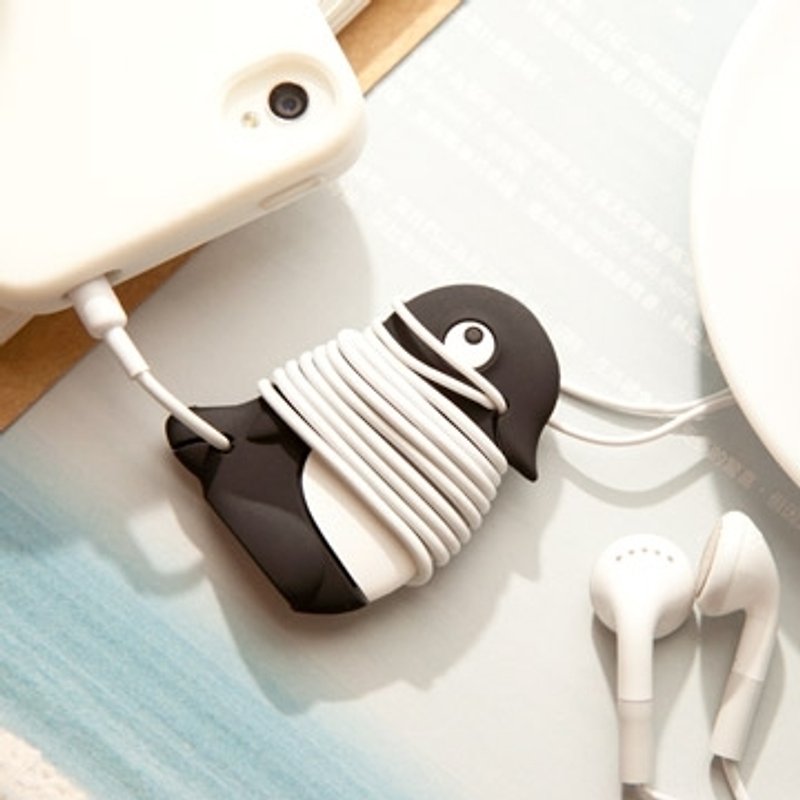 Maru Penguin Wrap 企鹅小丸卷线棒 - 其他 - 硅胶 黑色