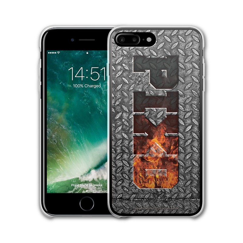AppleWork iPhone 6/7/8 Plus 原创保护壳 - 铁皮 PSIP-208 - 手机壳/手机套 - 塑料 灰色