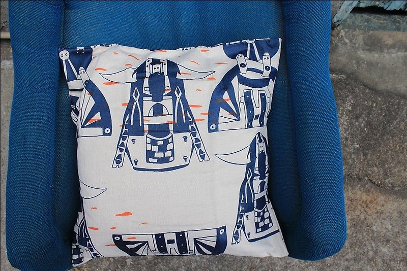 【ZhiZhiRen】厵 | 枕头套 - 凤山打铁 - 枕头/抱枕 - 其他材质 蓝色