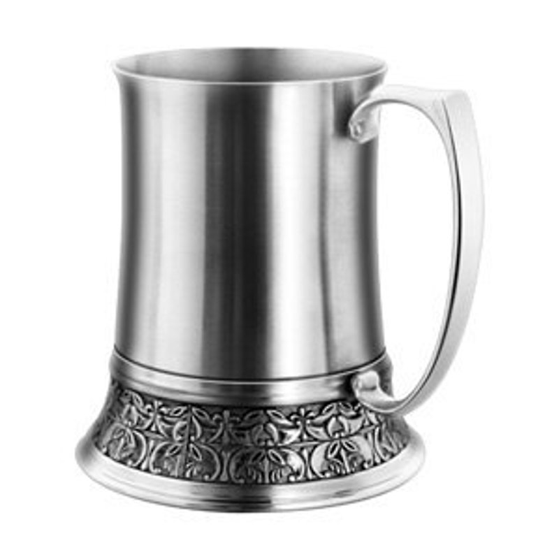 OSICHEF 德式雕花不锈钢啤酒杯 - 咖啡杯/马克杯 - 其他金属 灰色