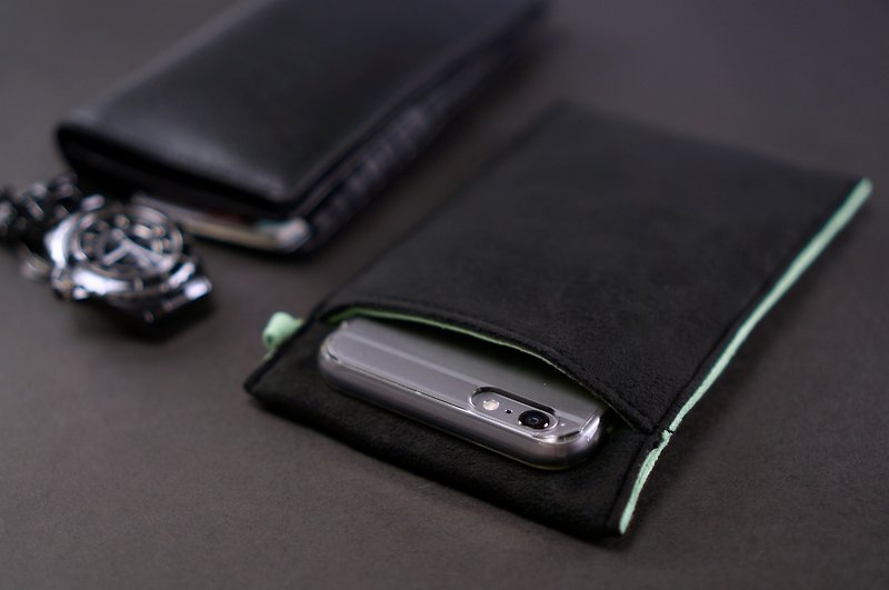 Ob2 基本款二代【黑栗钴绿】可擦拭手机套-适用全手机型号 - 手机壳/手机套 - 聚酯纤维 绿色