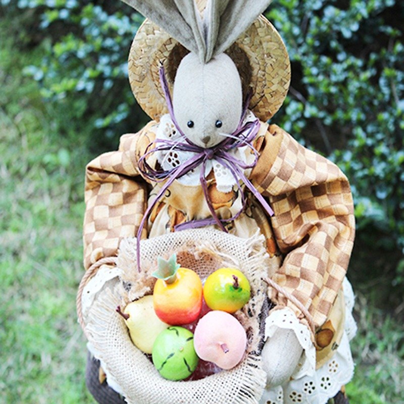 乡村杂货贝丝兔娃娃 - 手作材料包 - 其他 - 其他材质 多色