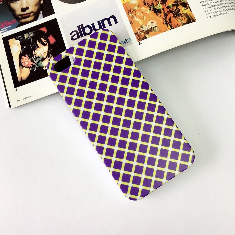 香港原创设计 玩味紫色错觉图案 iPhone X,  iPhone 8,  iPhone 8 Plus, iPhone 7, iPhone 7 Plus, iphone 6/6S , iphone 6/6S PLUS, Samsung Galaxy Note 7 透明手机壳 - 其他 - 塑料 