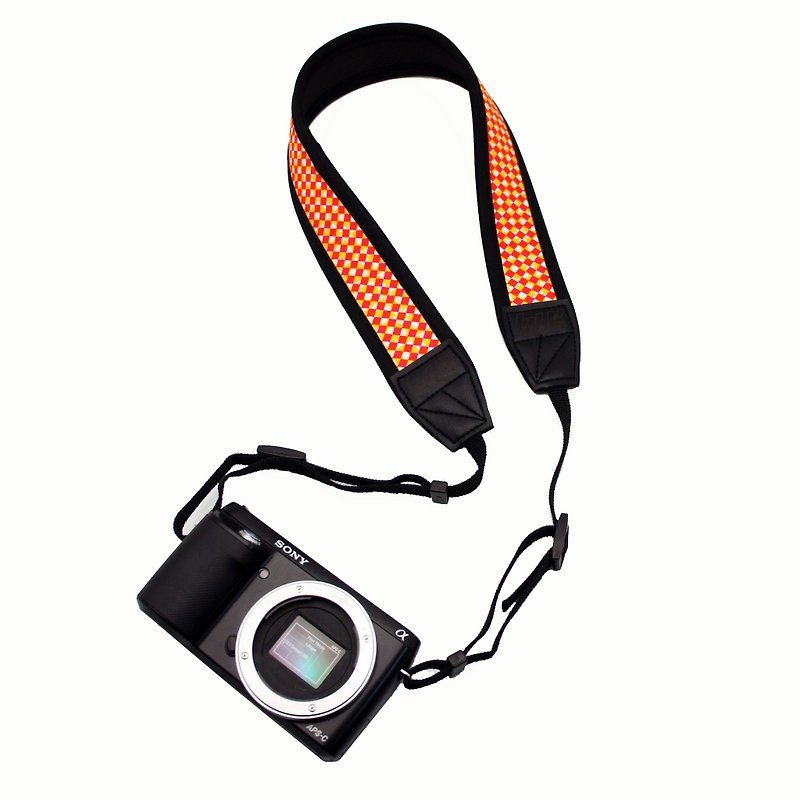 BLR 手工 减压 相机背带 普普风格 - 相机背带/脚架 - 其他材质 橘色