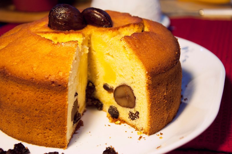 丽丽－兰姆栗子蛋糕 - 咸派/甜派 - 新鲜食材 金色