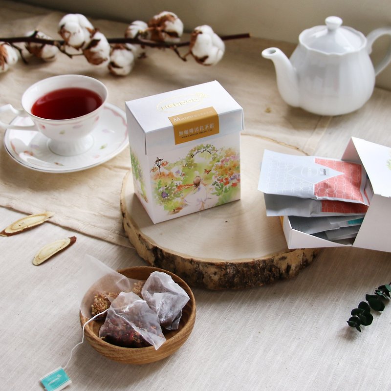 【88折】无咖啡因花茶组合包/养生/三角茶包 - 茶 - 其他材质 橘色