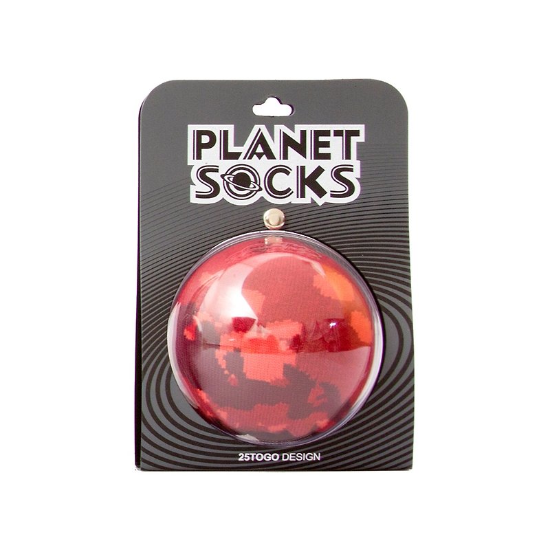 PLANET SOCKS 火星袜 - 袜子 - 棉．麻 红色