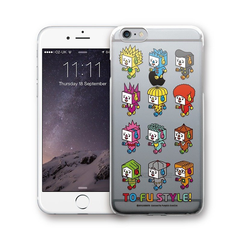 AppleWork iPhone 6/6S/7/8 原创设计保护壳 - 亲子豆腐 PSIP-327 - 手机壳/手机套 - 塑料 多色