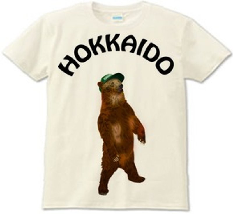 HOKKAIDO BEAR（T-shirt 6.2oz naturals） - 男装上衣/T 恤 - 其他材质 