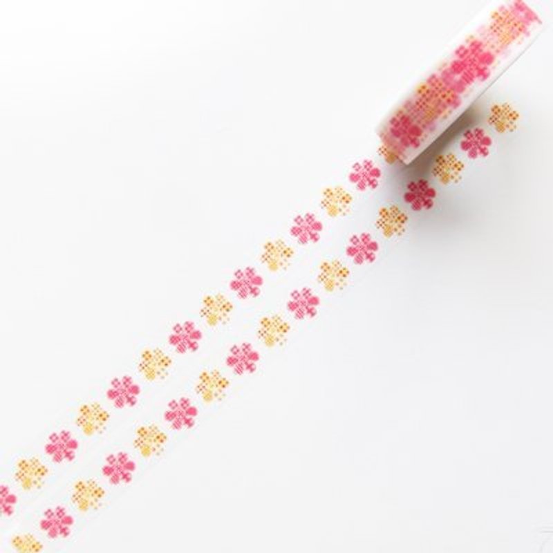 Aimez le style 和纸胶带 (01245 拼贴小花) - 纸胶带 - 纸 粉红色