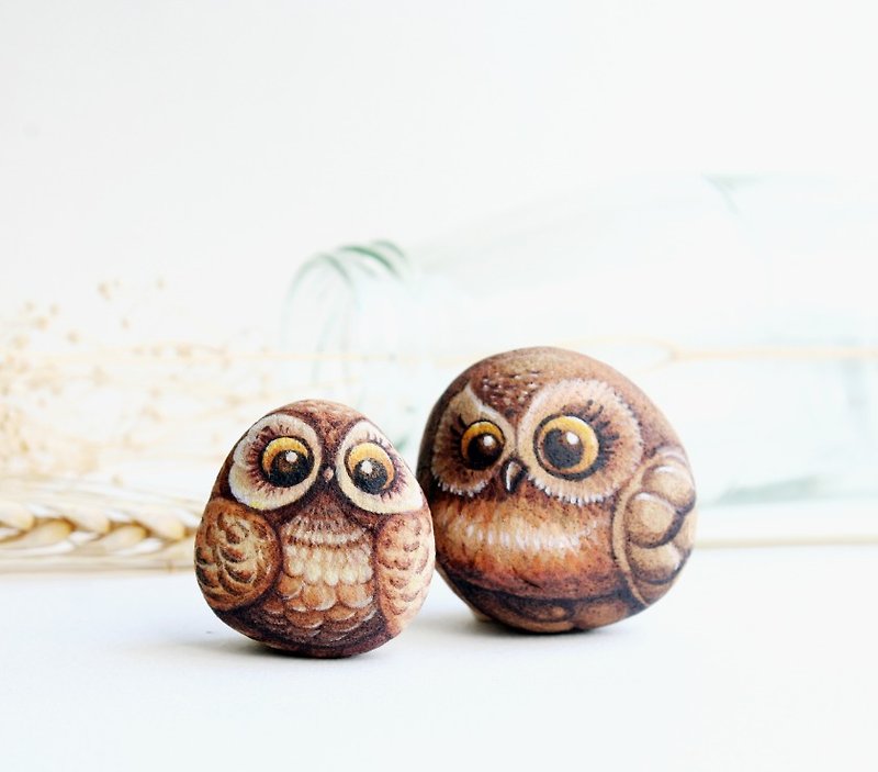 Owls stone Painting - 其他 - 防水材质 咖啡色