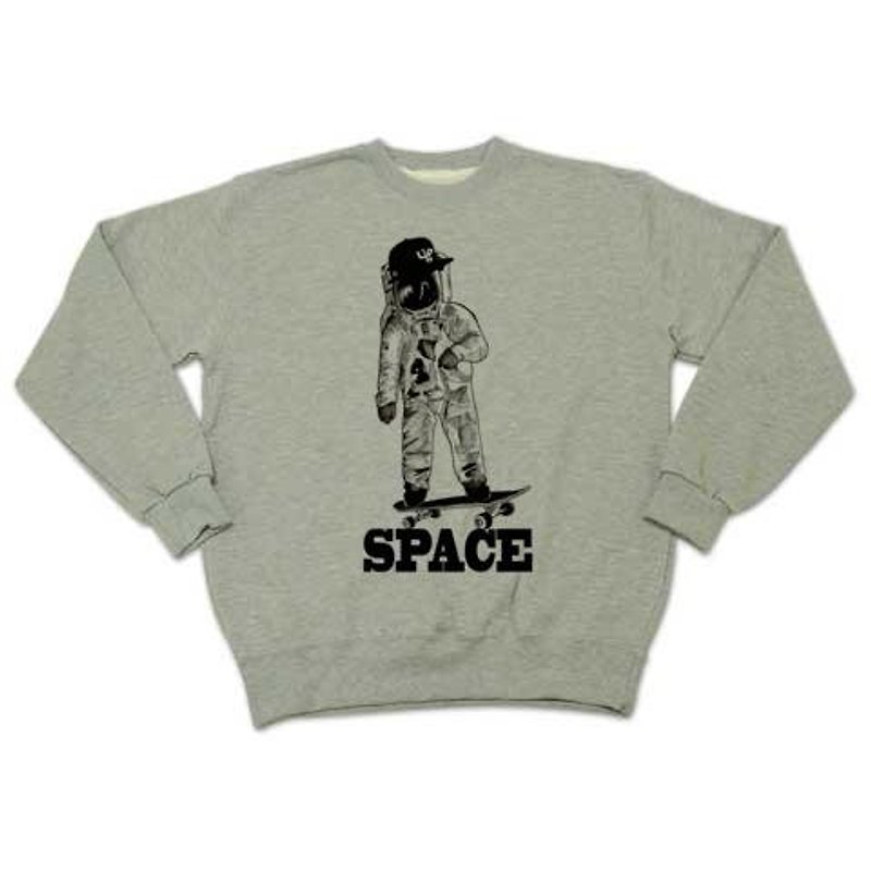 Space Skateboarder（sweat） - 男装上衣/T 恤 - 其他材质 