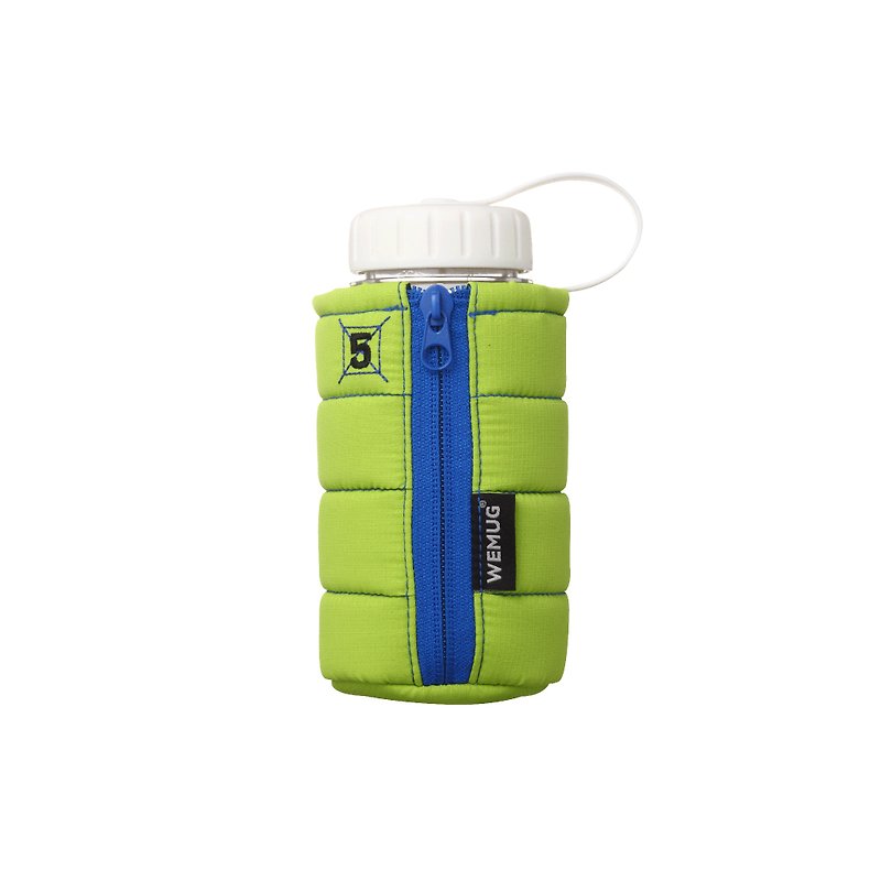 北欧风 礼物 防撞保护 随身瓶 随行杯 羽绒外套 J350- 青绿(套装) - 水壶/水瓶 - 塑料 绿色