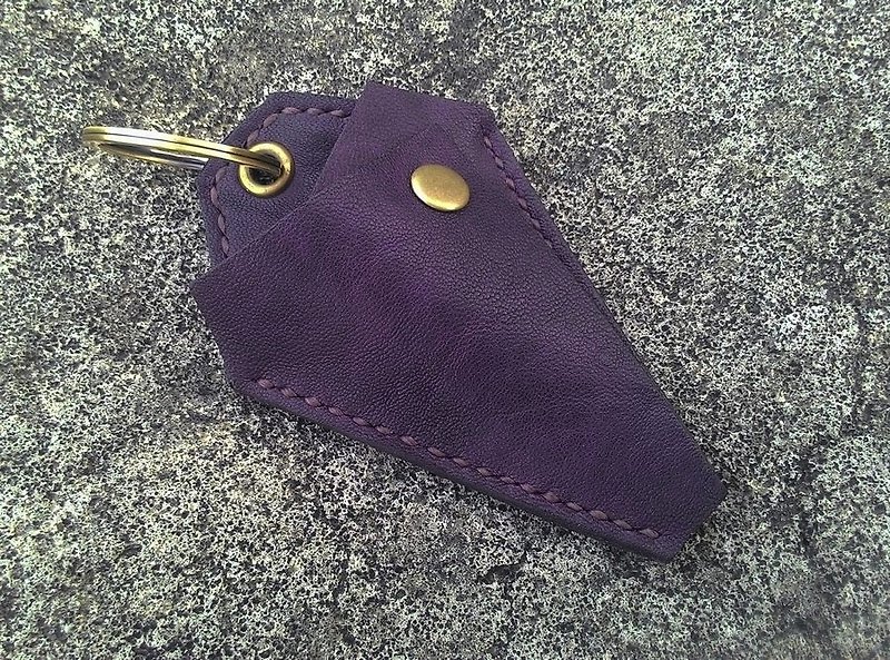 包容-钥匙包/钥匙圈 - 钥匙链/钥匙包 - 真皮 紫色