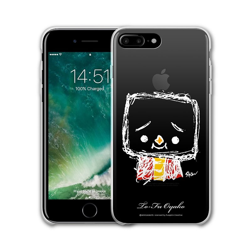 AppleWork iPhone 6/7/8 Plus 原创保护壳 - 亲子豆腐 PSIP-332 - 手机壳/手机套 - 塑料 咖啡色