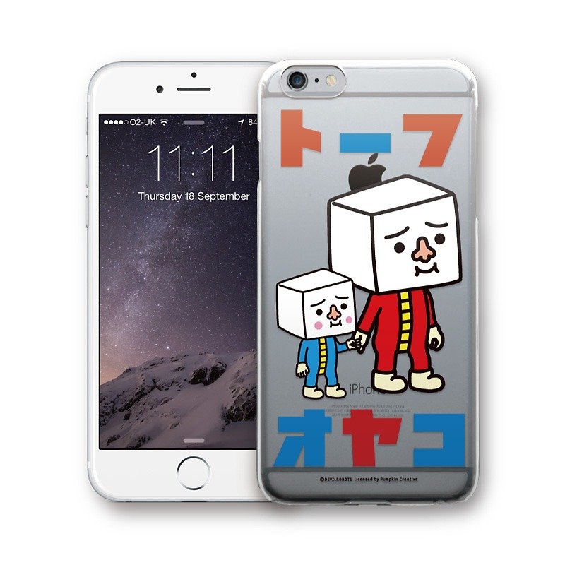 AppleWork iPhone 6/6S/7/8 原创设计保护壳 - 亲子豆腐 PSIP-338 - 手机壳/手机套 - 塑料 多色