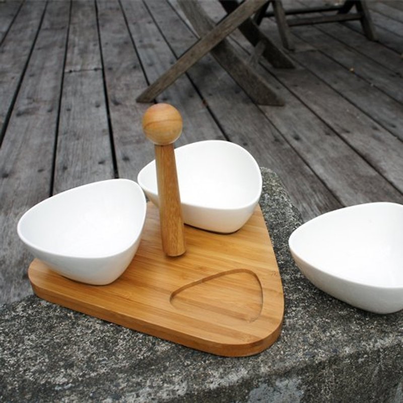 秋天的点心食器_陶瓷3件组 - 厨房用具 - 其他材质 白色