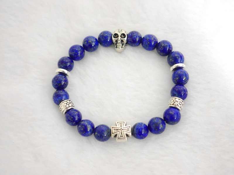 S&A 湛蓝之色 青金石串珠 手链 - 手链/手环 - 其他材质 蓝色