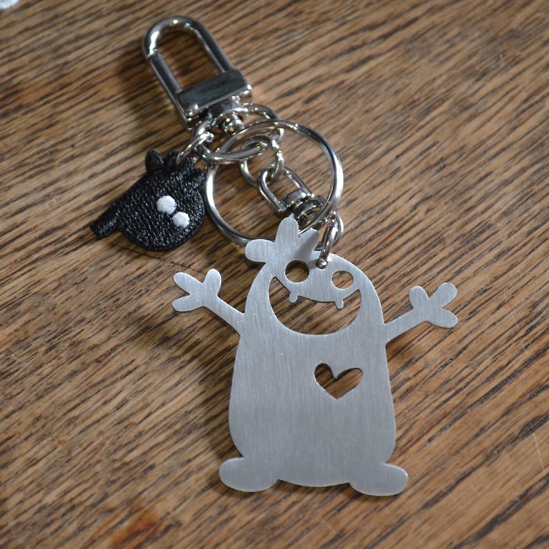 我很厉害·不锈钢吊饰/钥匙圈 情人节 圣诞节 交换 礼物 - 钥匙链/钥匙包 - 不锈钢 银色